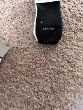 Nike Black and White No-Show Sock